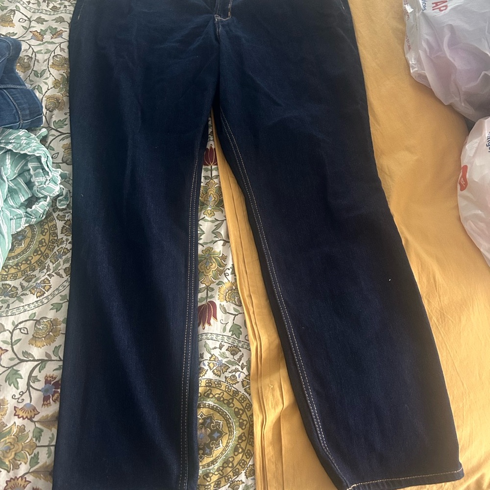 Old Navy Blue Straight Leg Jeans